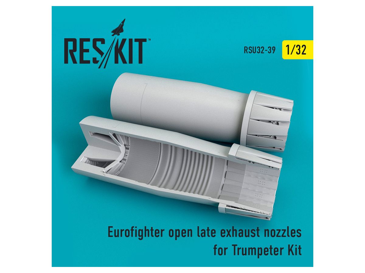 Eurofighter Open (Late Type) Exhaust Nozzles (for Trumpeter Kit)