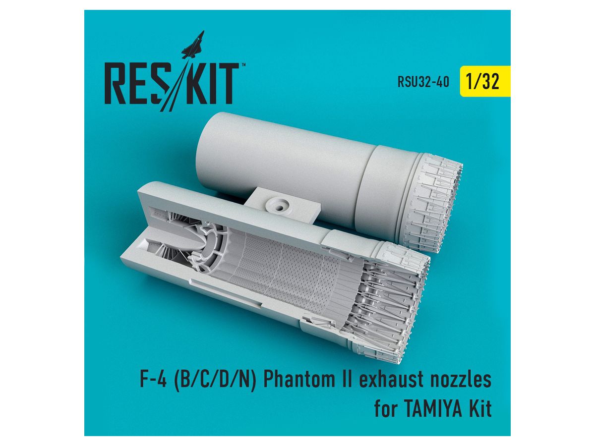 F-4 (B/C/D/N) Phantom Exhaust Nozzles (for Tamiya Kit)