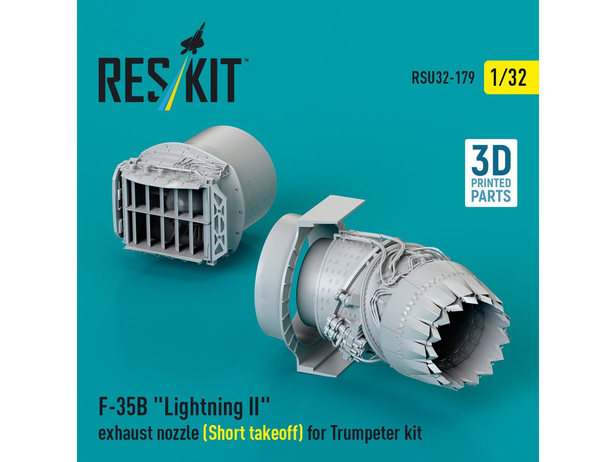 F-35B Lightning II exhaust nozzle (Short takeoff) for Trumpeter kit