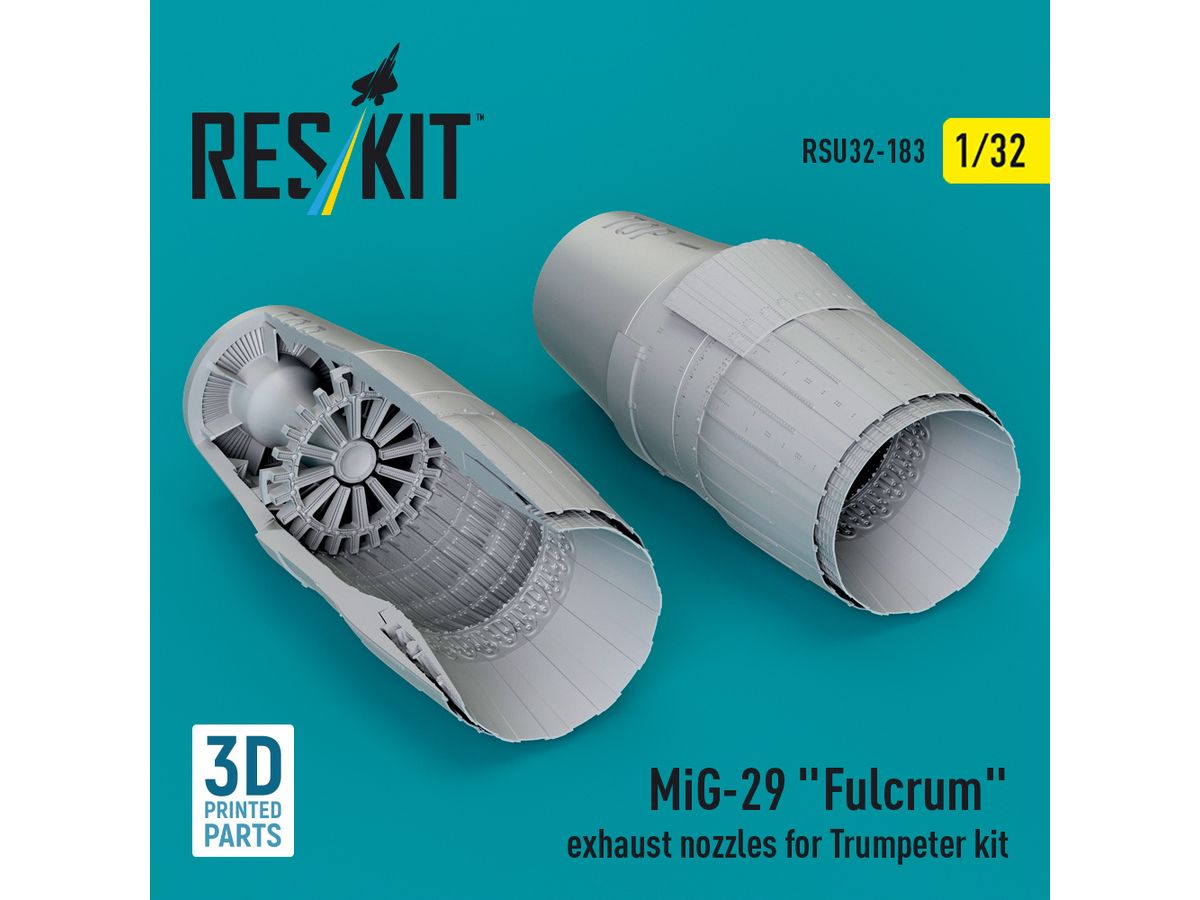 Mig-29 Fulcrum exhaust nozzles for Trumpeter kit
