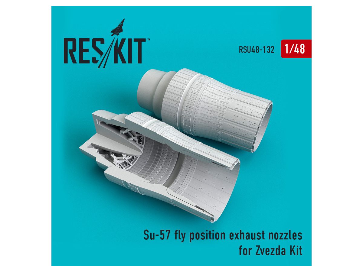 Su-57 Fly Position Exhaust Nozzles (for Zvezda Kit)