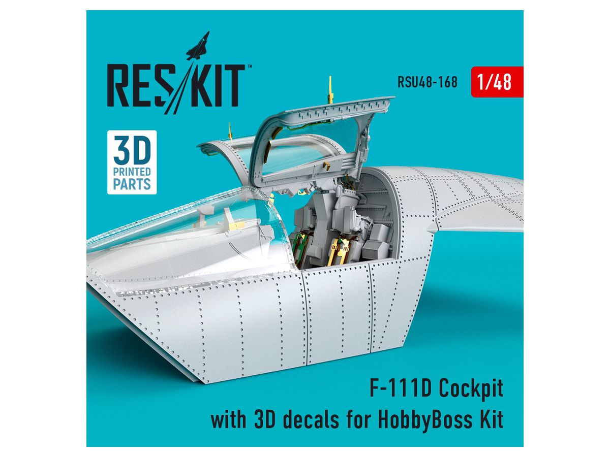 F-111D Cockpit with 3D decals for HobbyBoss Kit