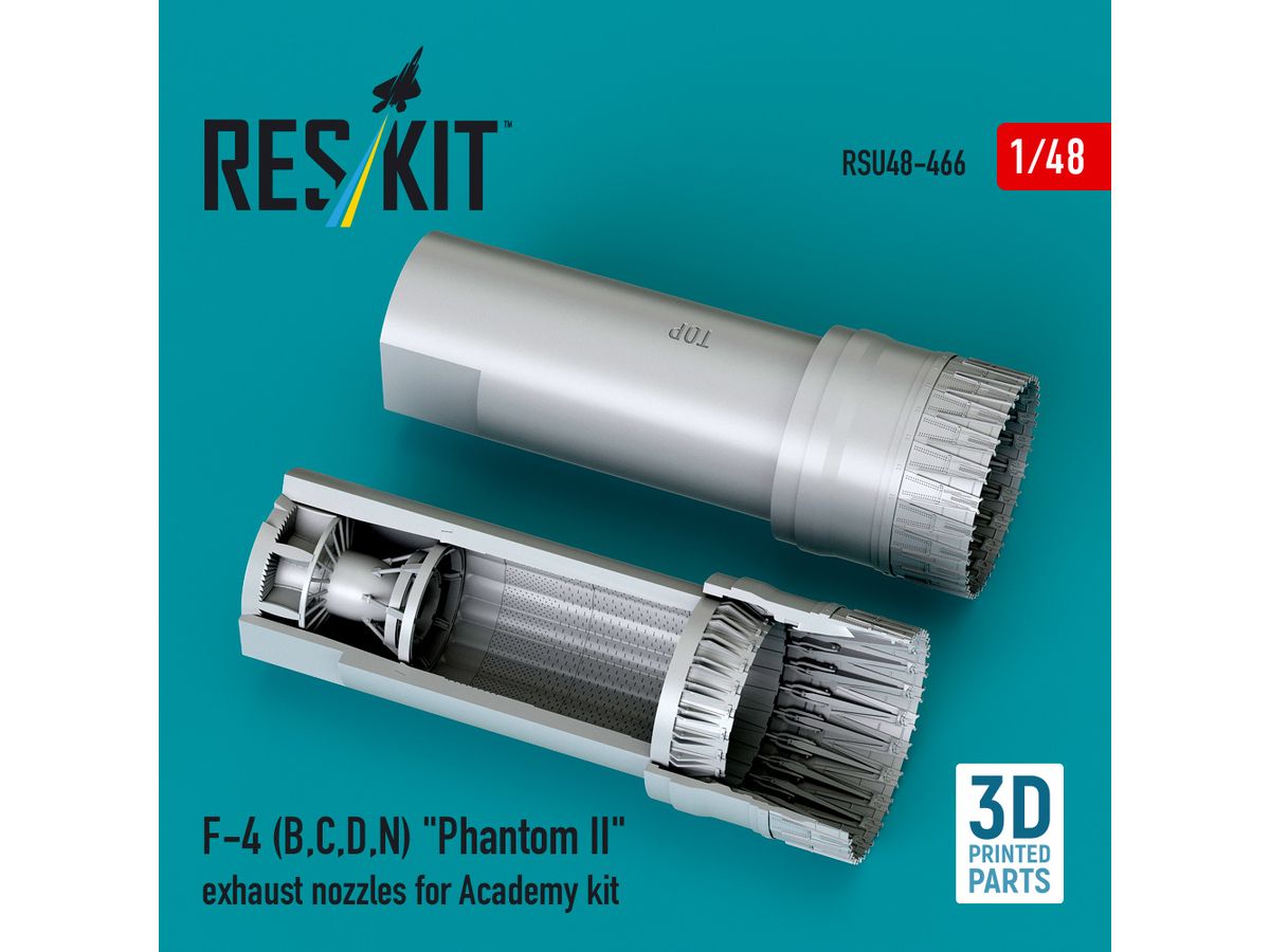 F-4 (B, C, D, N) Phantom II exhaust nozzles for Academy kit