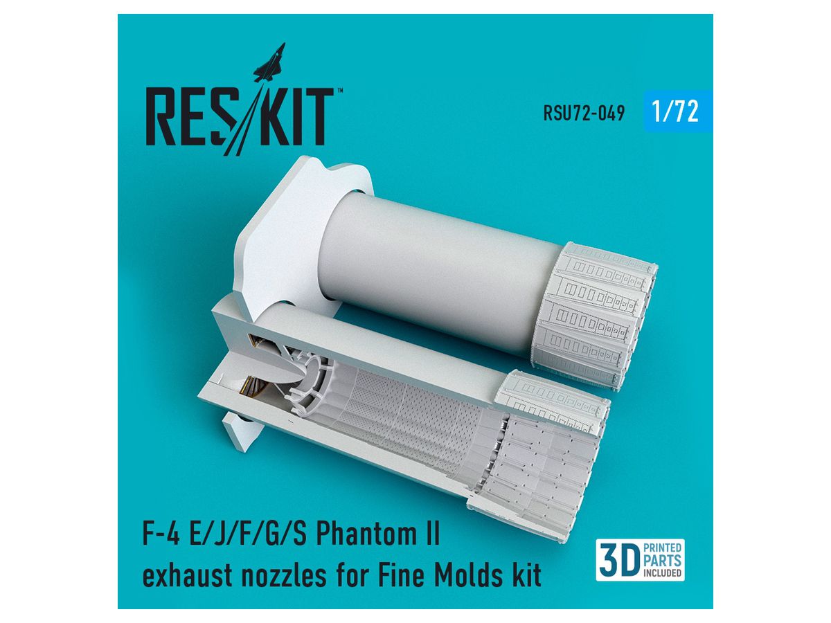 F-4 E/J/F/G/S Phantom II exhaust nozzles for Fine Molds Kit