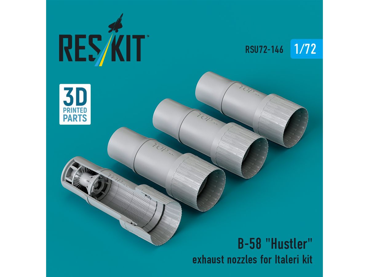 B-58 Hustler exhaust nozzles for Italeri kit