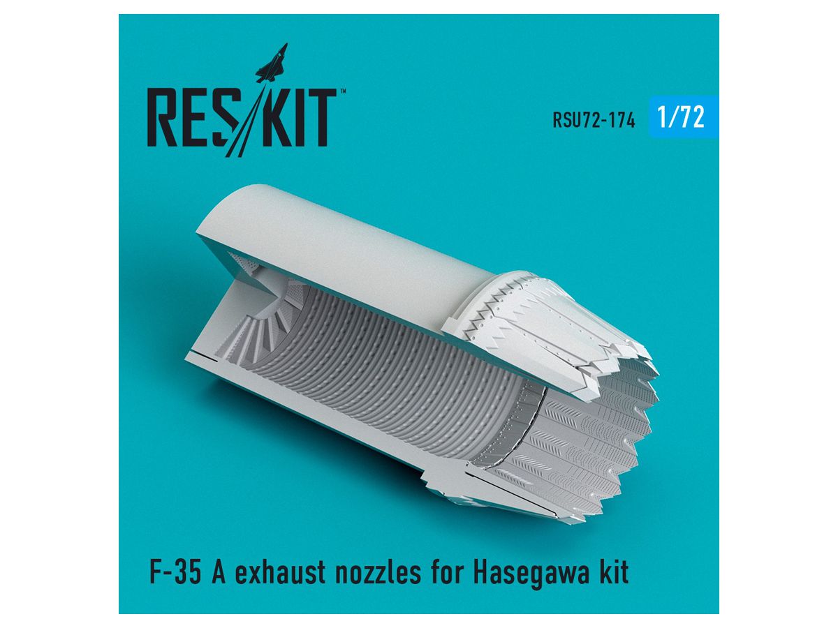 F-35 A exhaust nozzles for Hasegawa kit