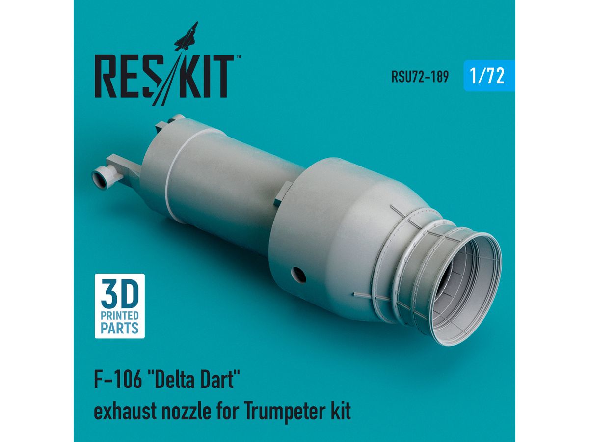 F-106 Delta Dart exhaust nozzle for Trumpeter kit (3D printing)