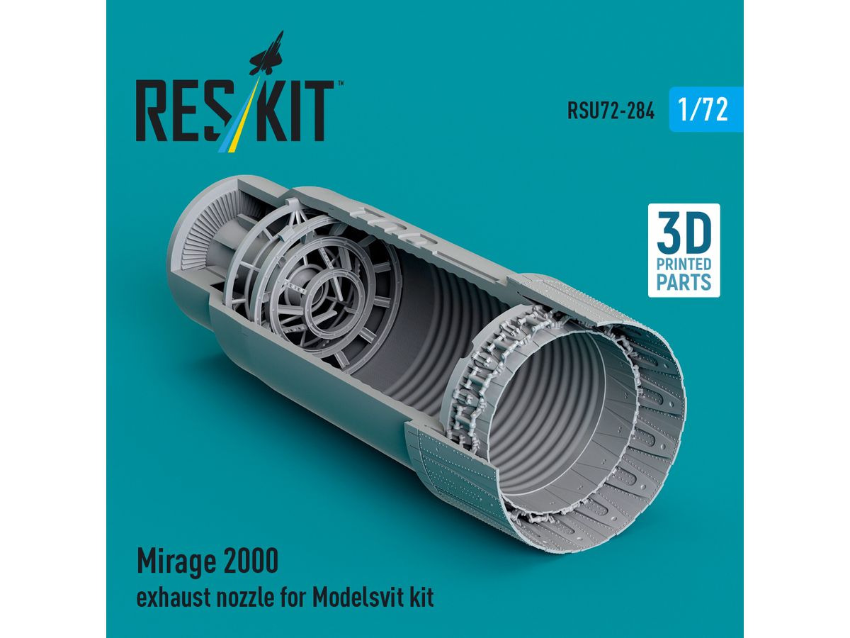 Mirage 2000 exhaust nozzle for Modelsvit kit