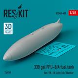 330 gallon FPU-8/A fuel tank for F/A-18 (A,B,C,D) Hornet (1 pcs) (3D ...