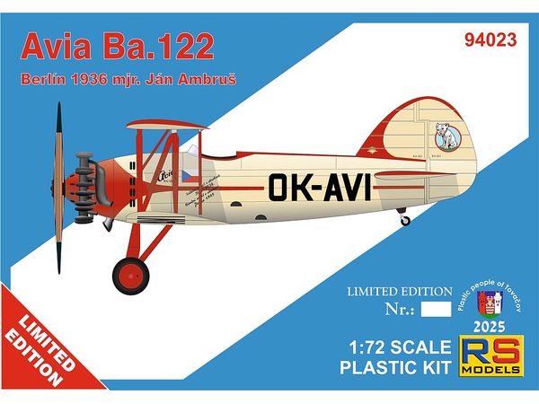 Avia Ba.122 Berlin 1936 Limited Edition