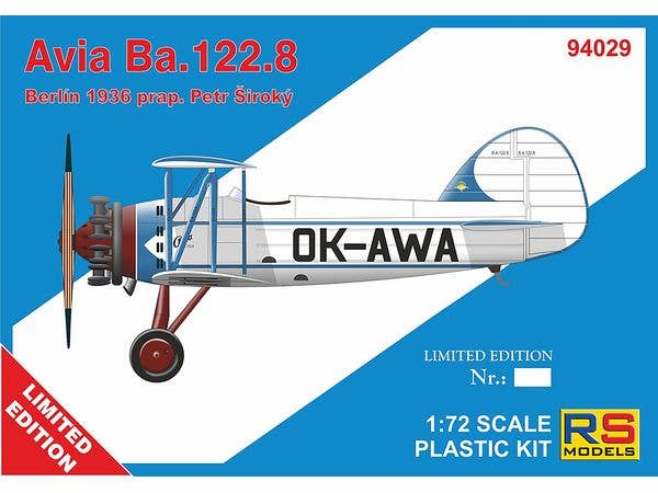 Avia Ba.122.8 OK-AWA (Limited Edition)