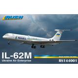 Rush Model Kits 144001 1/144 Il-62m Ukraine Air Enterprise