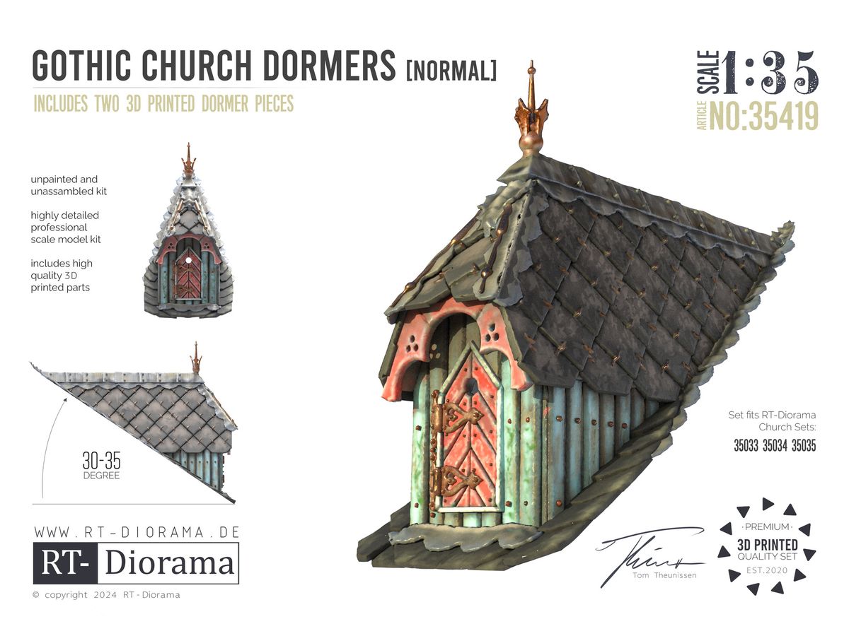 Gothic Church Dormers (Normal)