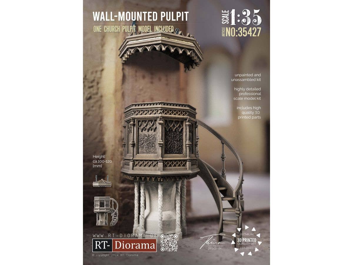 Wall-Mounted Pulpit