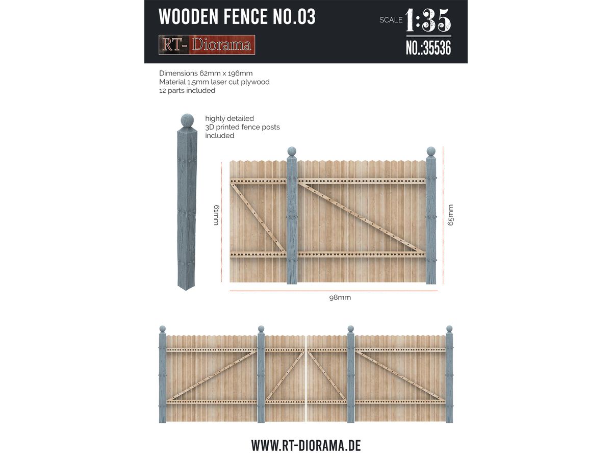 Wooden Fence No. 3