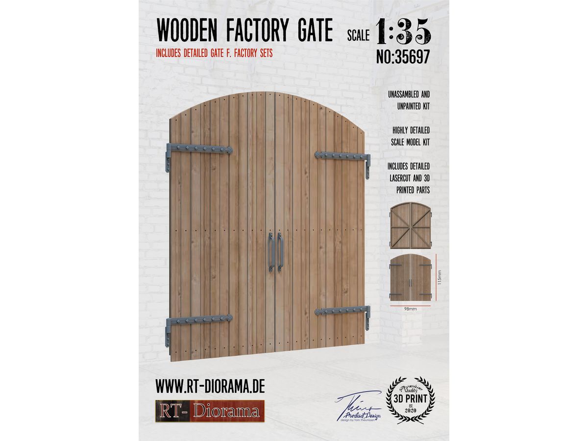 Wooden Factory Gate