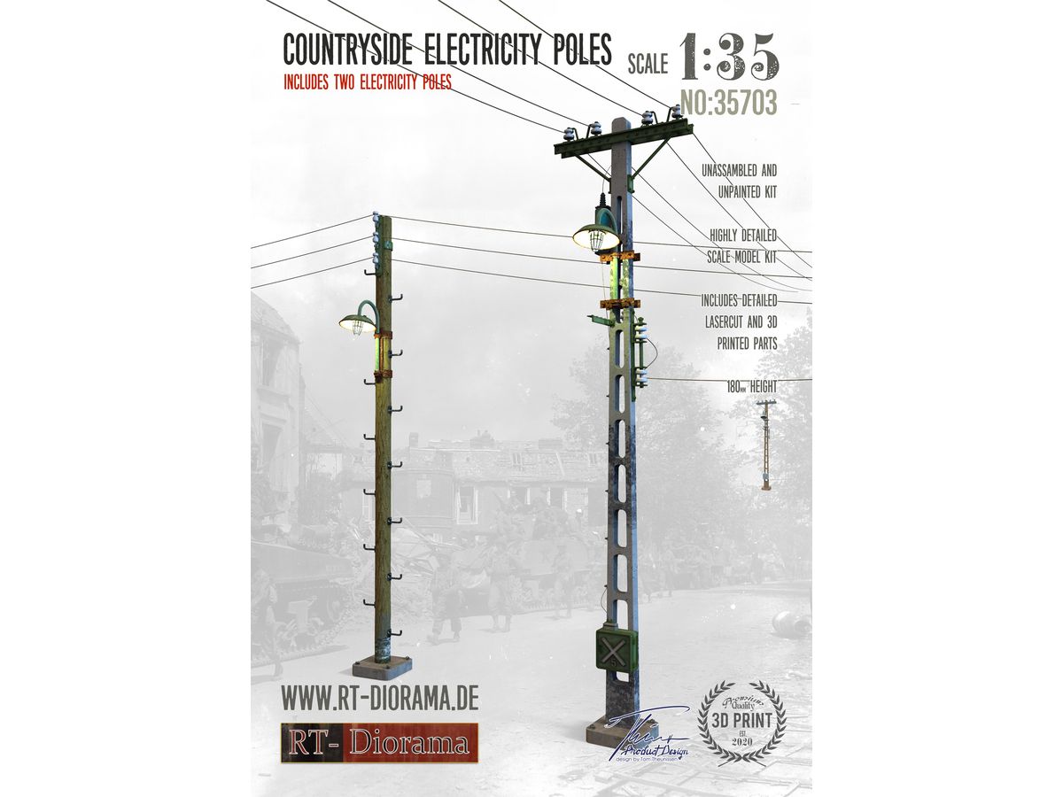 Countryside Electricity Poles