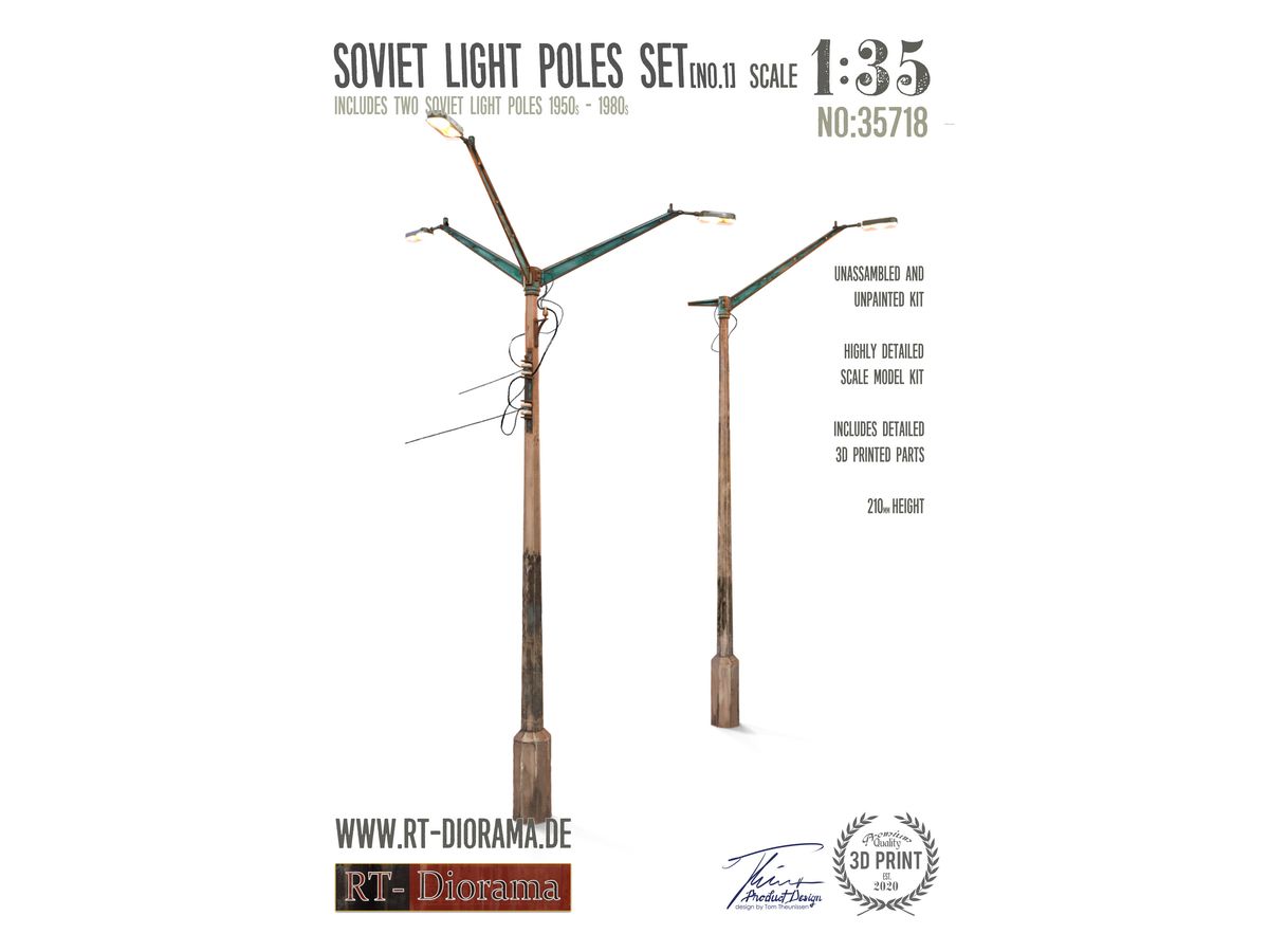 Soviet Light Poles Set No. 1