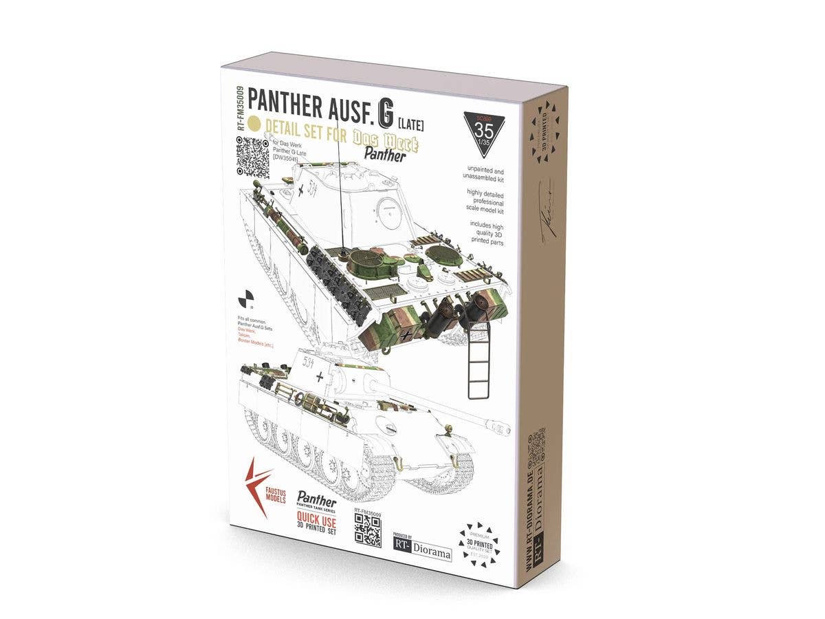 Panther Ausf.G (MNH-Late) Detail Set for Das Werk