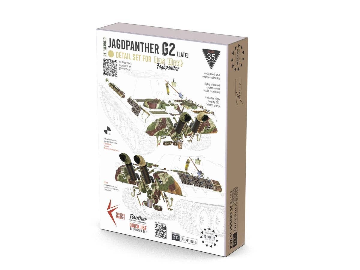 Jagdpanther G2 (MNH-Late) Detail Set for Das Werk