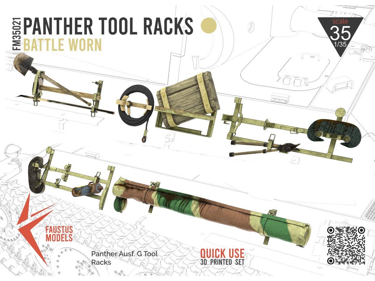 Panther Tool Racks (Battle worn)