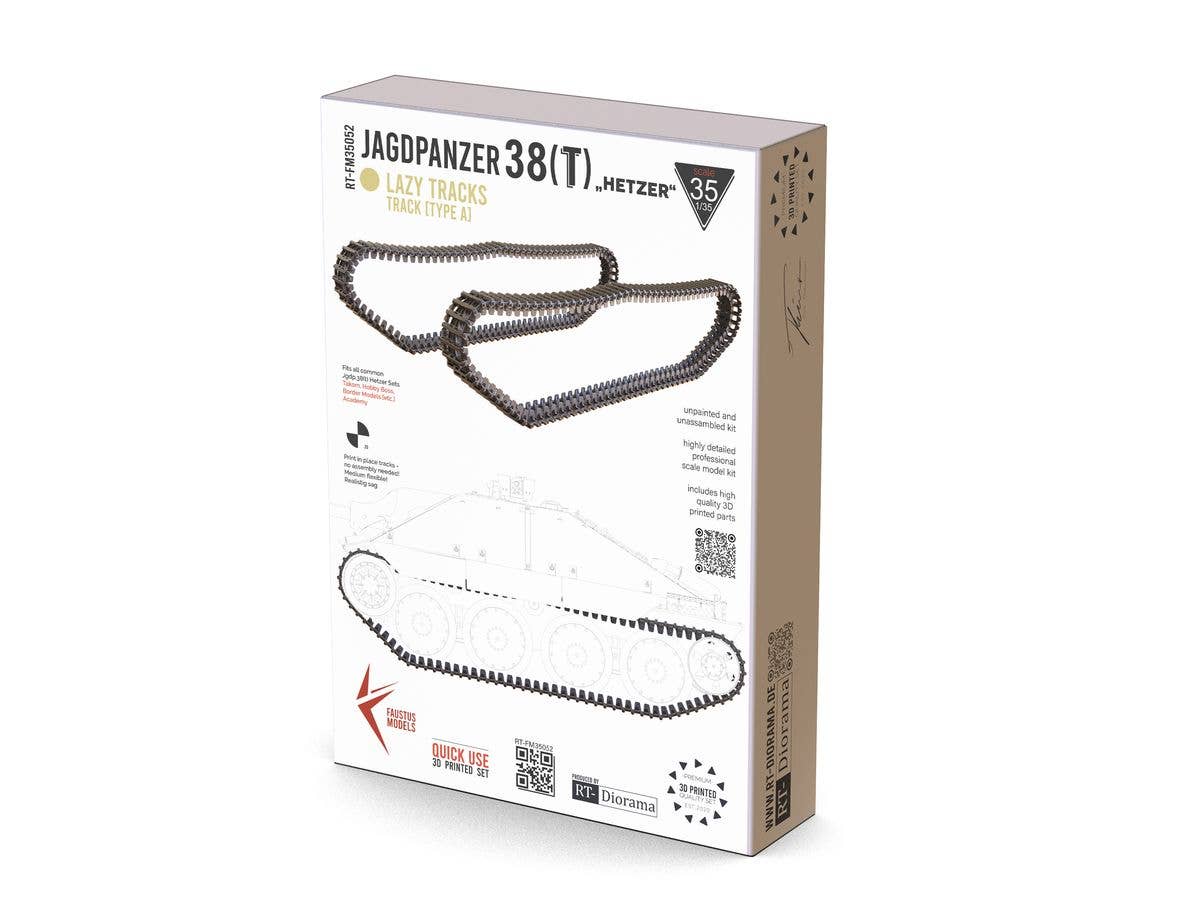 Jagdpanzer 38(t) Hetzer Tracks - Type A [Lazy Tracks]
