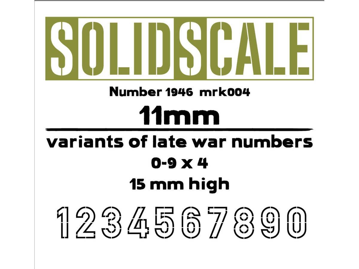 NUMBER46 (Set No. 2 - 10 mm)
