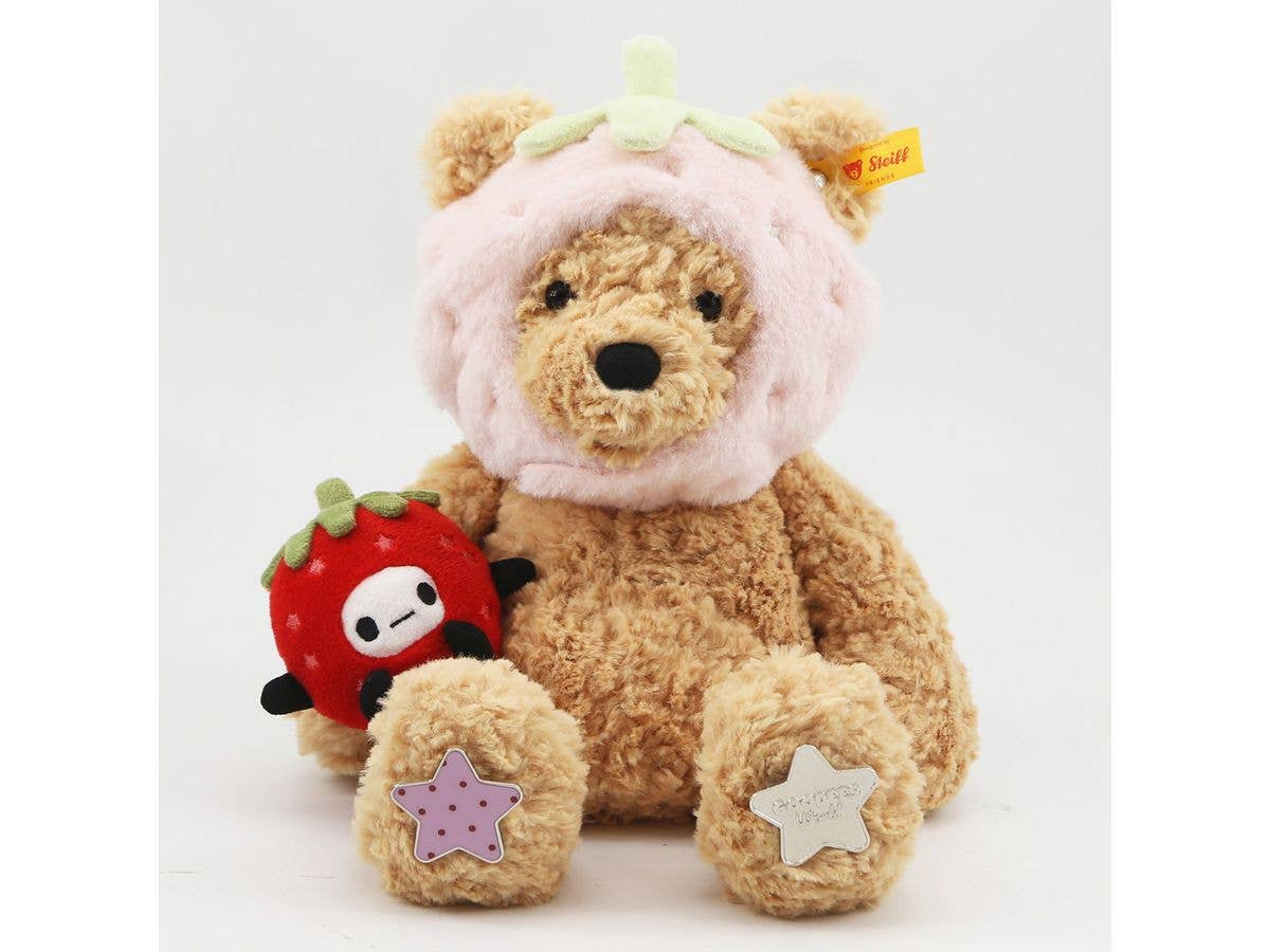GOODBAI GOODEES x STEIFF x ARTOX Strawberry Fynn Plush Teddy Bear