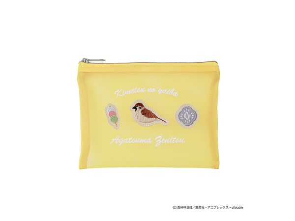 Demon Slayer: Kimetsu no Yaiba: Mesh Flat Pouch Zenitsu Agatsuma