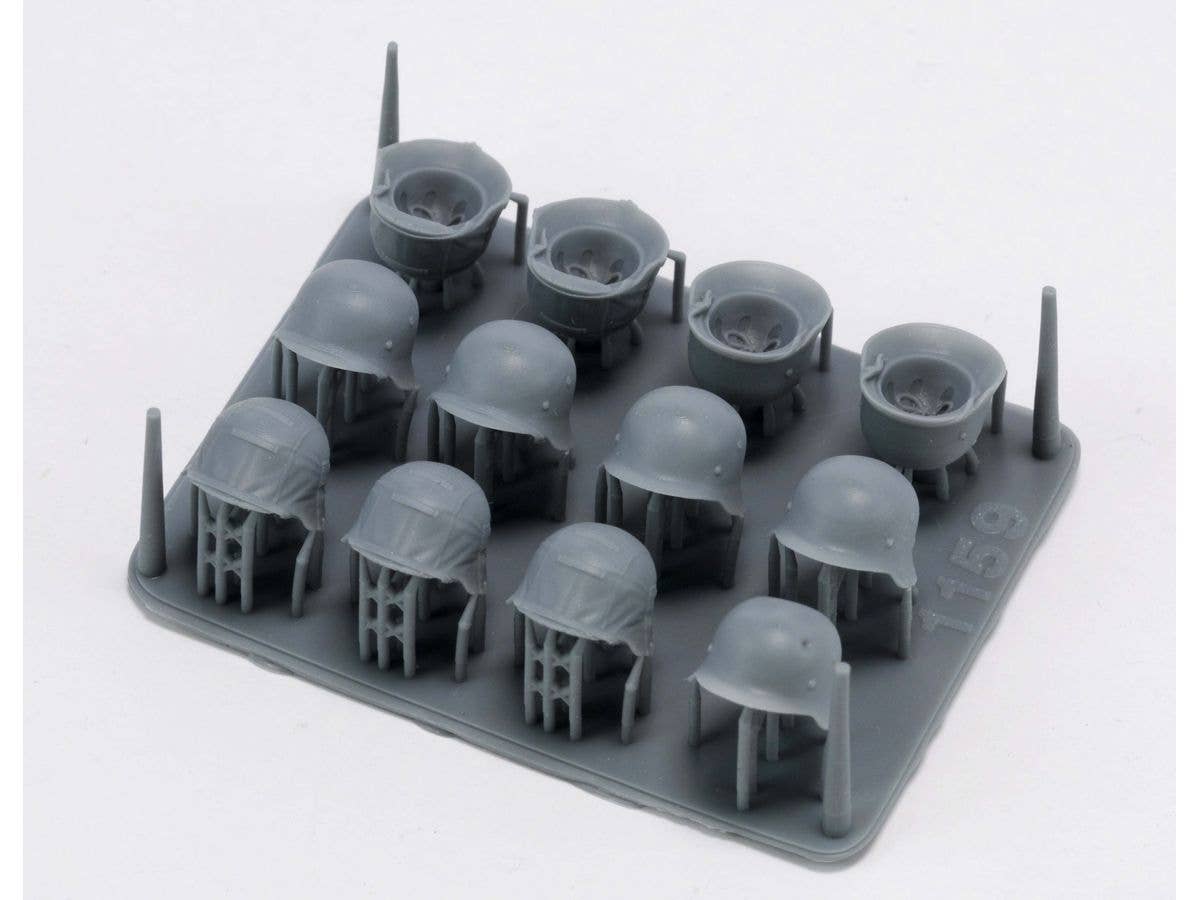 German helmets set (WWII) (12pcs)