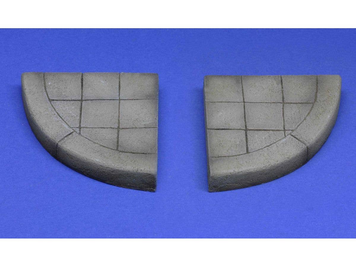 Diorama Accessories Sidewalk Corner (2pcs)