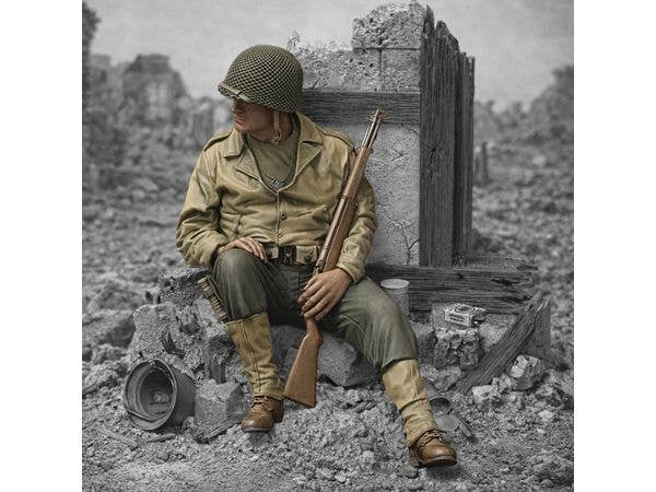 U.S. soldier at Rest (WWII)