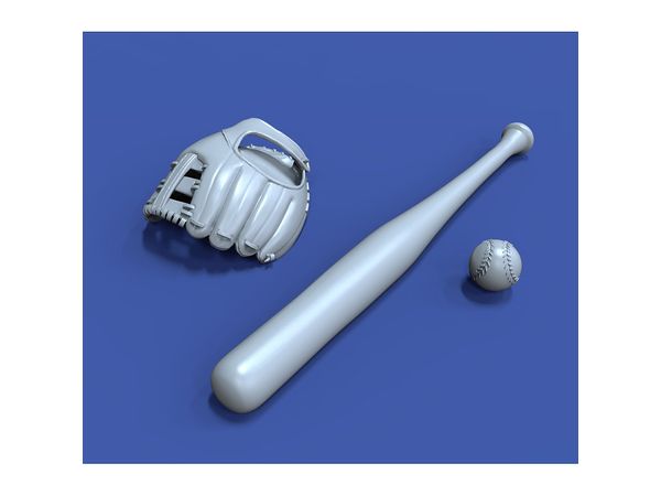 Baseball accessories set (3D printed)