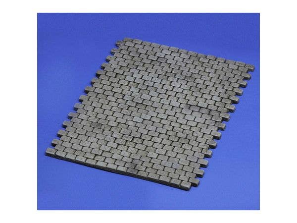 Cobblestone road section