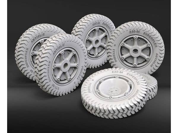 Autoblinda AB41 Artiglio wheels set