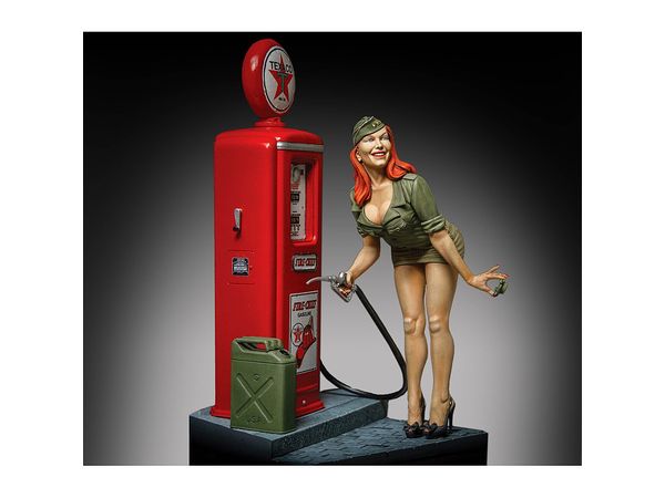 Pin-up at the gas pump