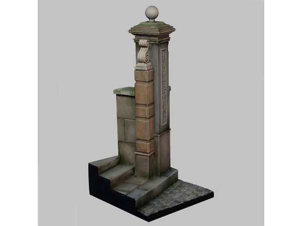 Base with column (cm 4x4) (1/35-1/32 scale)
