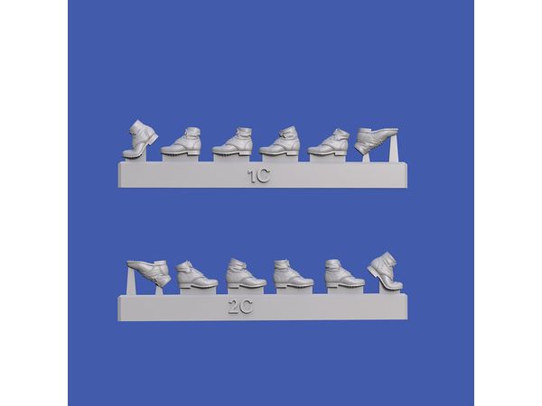 German infantry boots-various positions-WWII No.5