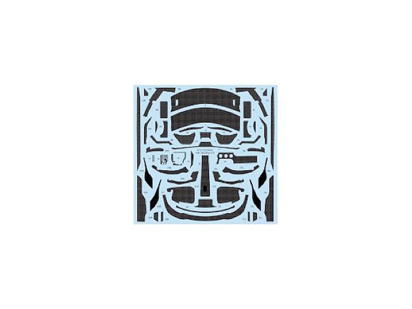 Mustang GT4 Carbon Decal (for Tamiya)