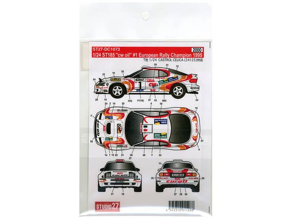 Toyota Celica ST185 cw oil #1 Euro Champion 1995 Decal
