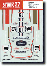 Porsche 911 Rally Rothmans 1985 Decal Set | HLJ.com