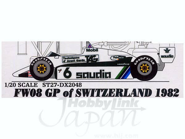 Williams FW08 GP of Switzerland 1982 (Deluxe Kit) | HLJ.com