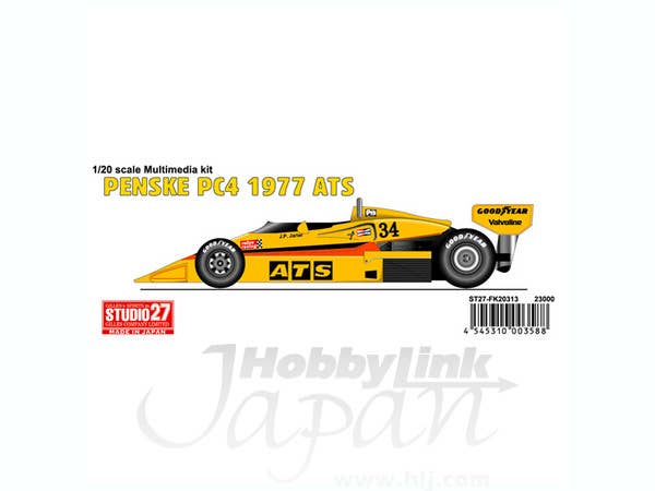 日本未発売　F1マシンコレクション　Penske ATS PC4 1977年 日本未発売 F1マシンコレクション Penske ATS PC4 1977年