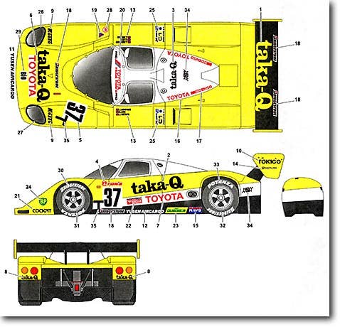 Toyota 89C-V Taka-Q LM '89 | HLJ.com