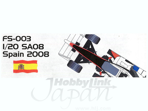 FsModel 1/20 Super Aguri SA08 F1 Resin Kit for Spanish GP | eBay