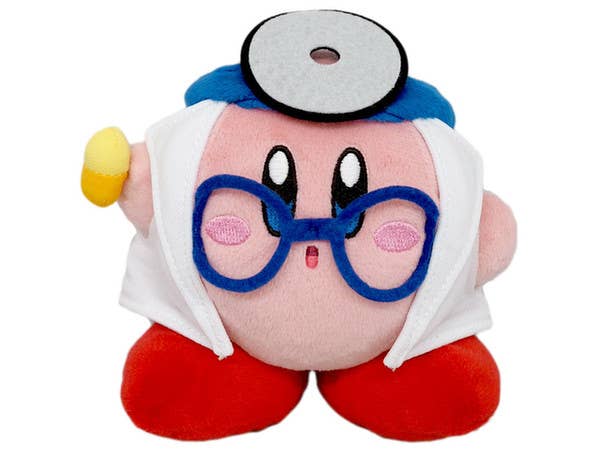 Kirby Copy Ability Plush Toy Doctor Kirby