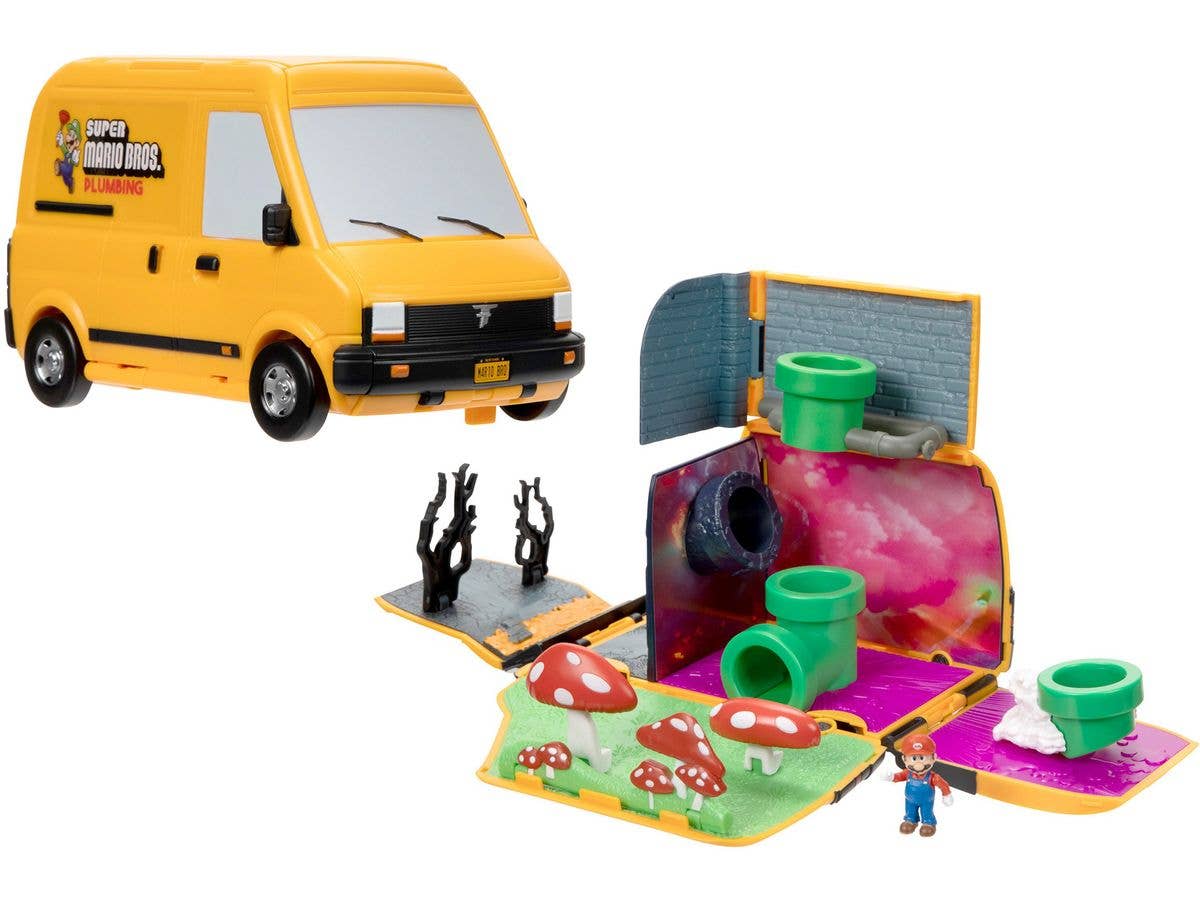 The Super Mario Bros. Movie: TSM-12 Playset Van