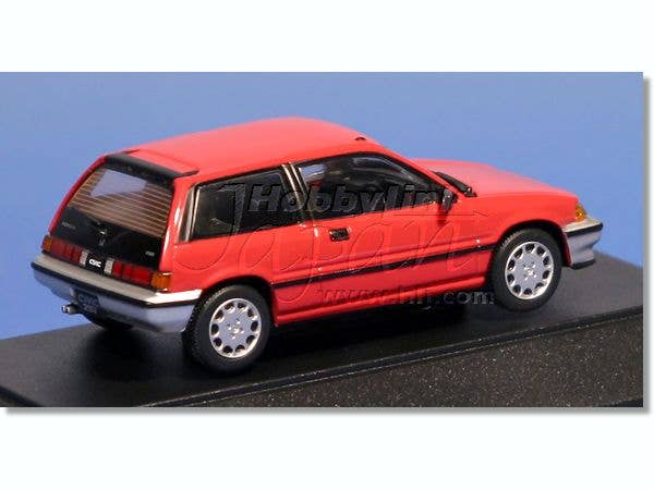 Miniature Mark43 CR-X Si Ballade Sports 1/43 - Orange - Jantes Custom CF-48
