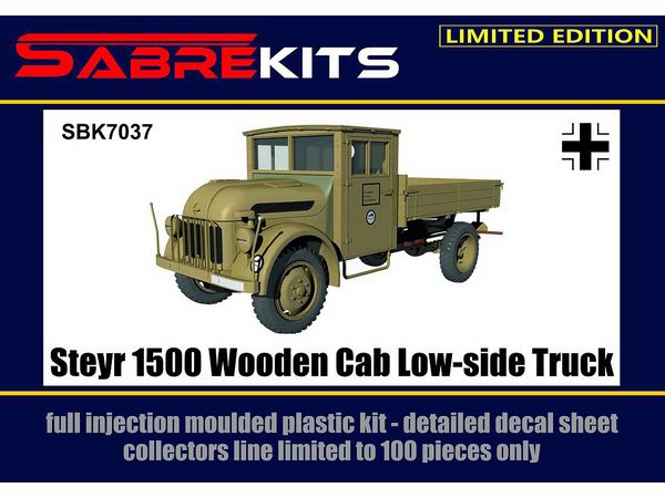 Steyr 1500 Wooden Cab Low-Side Truck