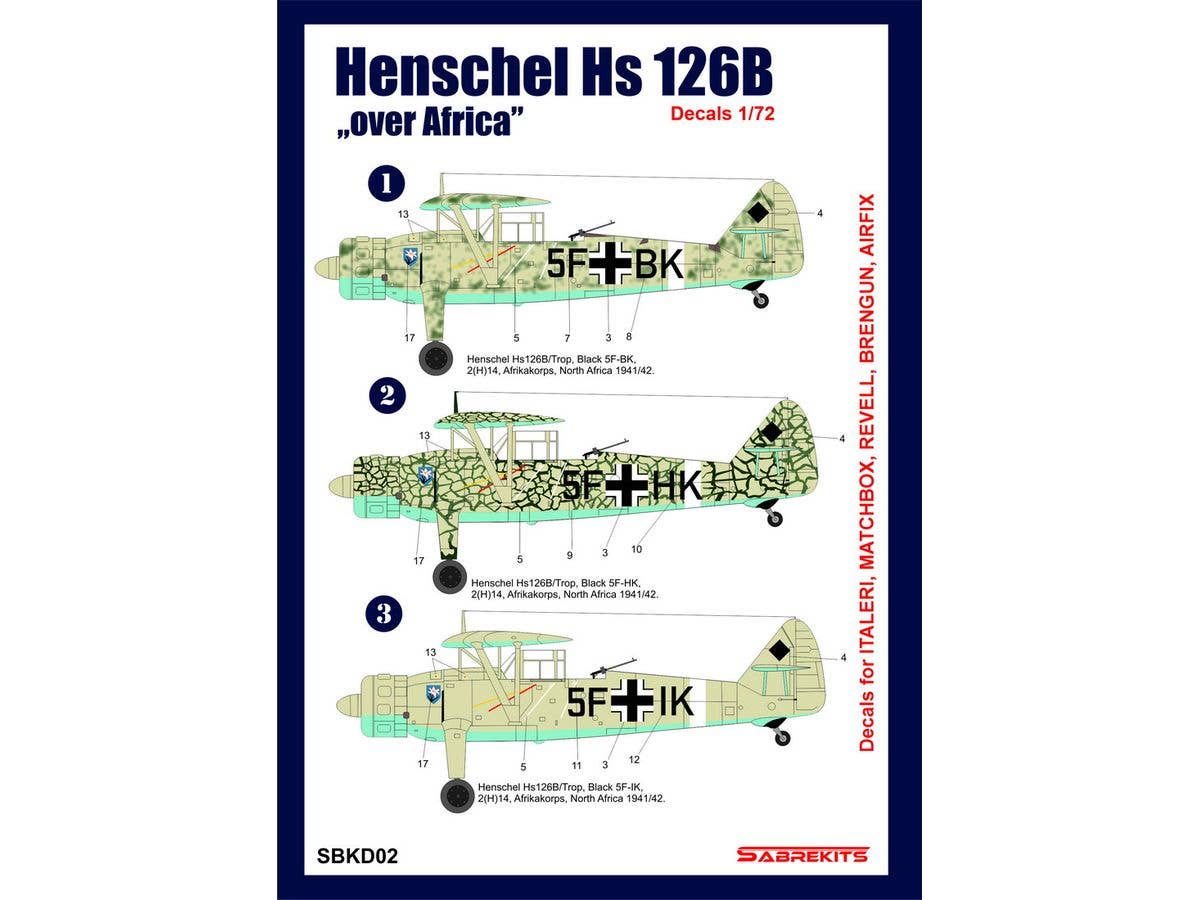 Henschel Hs126B 'Over Africa'